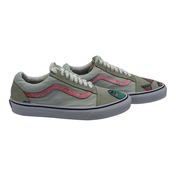 Custom Hand Painted Vans Old Skool Watermelon Sneakers US Men's 7.5 Women's 9 - Picture 3 of 16